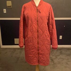 Quilted zipper jacket